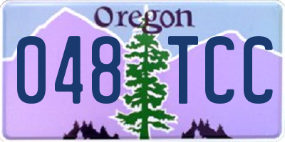 OR license plate 048TCC