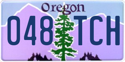 OR license plate 048TCH