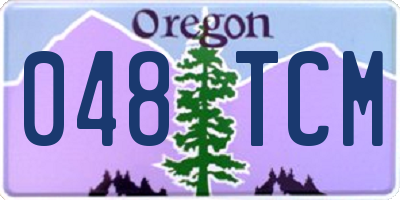 OR license plate 048TCM