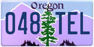 OR license plate 048TEL
