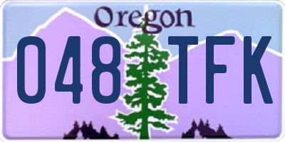 OR license plate 048TFK