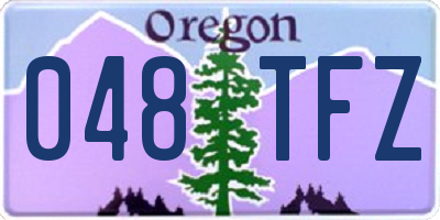 OR license plate 048TFZ