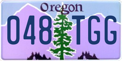 OR license plate 048TGG