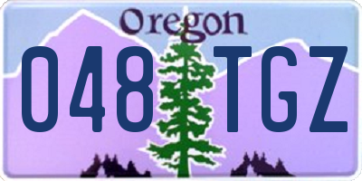OR license plate 048TGZ