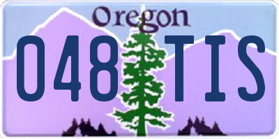 OR license plate 048TIS