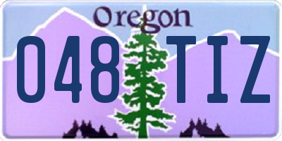 OR license plate 048TIZ