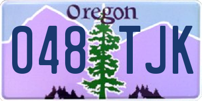 OR license plate 048TJK