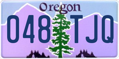 OR license plate 048TJQ