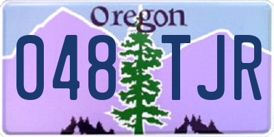 OR license plate 048TJR