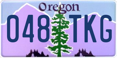 OR license plate 048TKG
