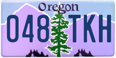 OR license plate 048TKH