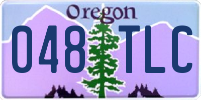 OR license plate 048TLC