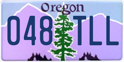 OR license plate 048TLL