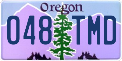 OR license plate 048TMD