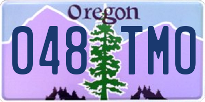 OR license plate 048TMO