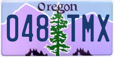 OR license plate 048TMX