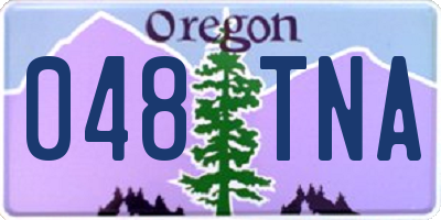 OR license plate 048TNA