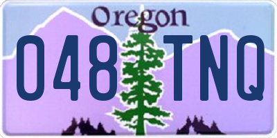 OR license plate 048TNQ