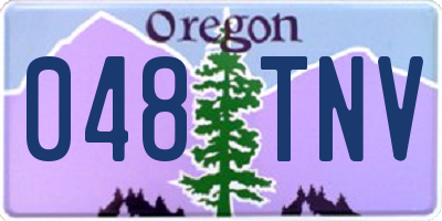 OR license plate 048TNV
