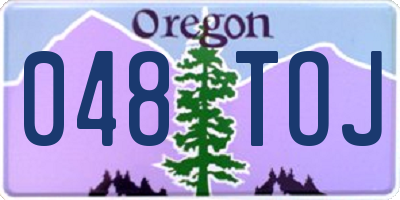 OR license plate 048TOJ