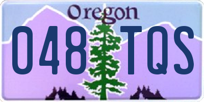 OR license plate 048TQS