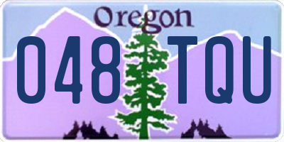 OR license plate 048TQU