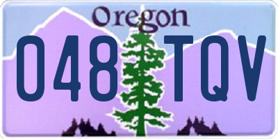 OR license plate 048TQV
