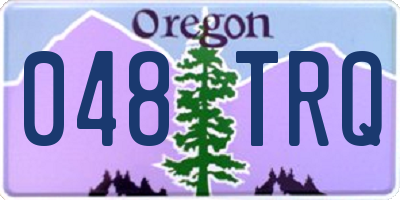 OR license plate 048TRQ