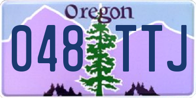 OR license plate 048TTJ