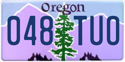 OR license plate 048TUO