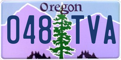 OR license plate 048TVA