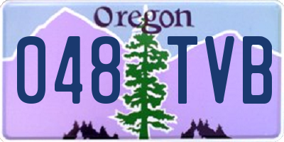 OR license plate 048TVB