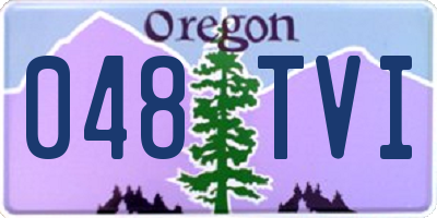 OR license plate 048TVI