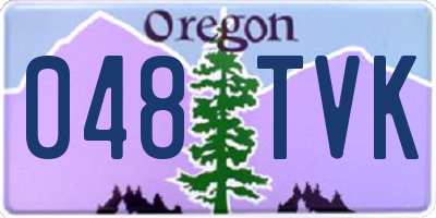 OR license plate 048TVK