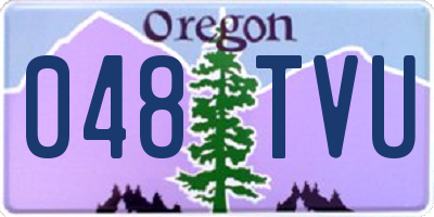 OR license plate 048TVU