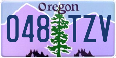 OR license plate 048TZV