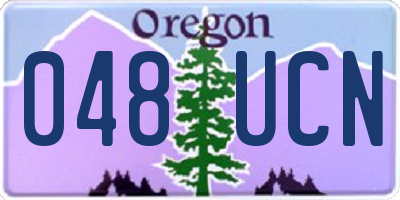 OR license plate 048UCN