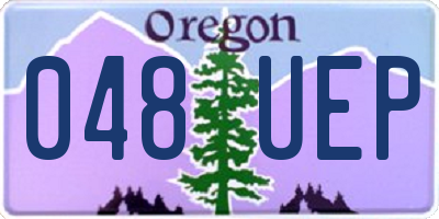 OR license plate 048UEP