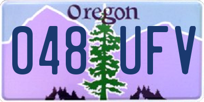 OR license plate 048UFV
