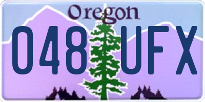 OR license plate 048UFX