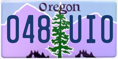 OR license plate 048UIO