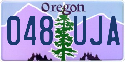 OR license plate 048UJA