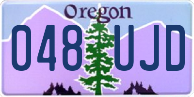 OR license plate 048UJD