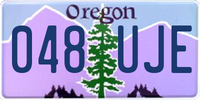 OR license plate 048UJE