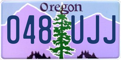 OR license plate 048UJJ