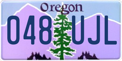 OR license plate 048UJL