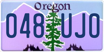 OR license plate 048UJO