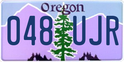 OR license plate 048UJR
