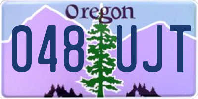 OR license plate 048UJT