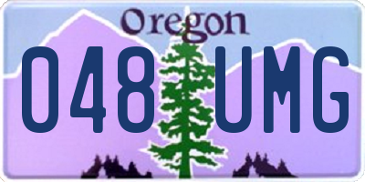 OR license plate 048UMG